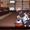 Sejumlah anggota Gampar saat audiensi di gedung DPRD Kuningan.